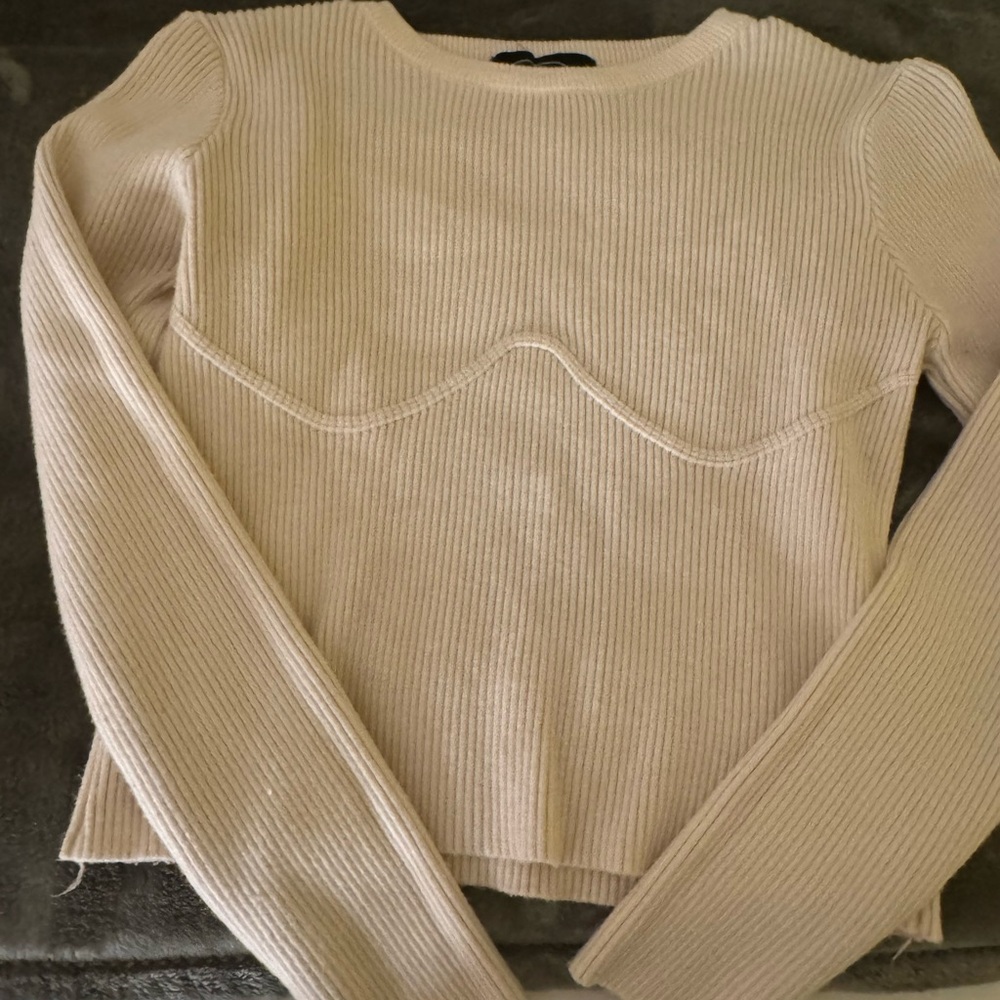 Cider Ribbed Knit Sweater